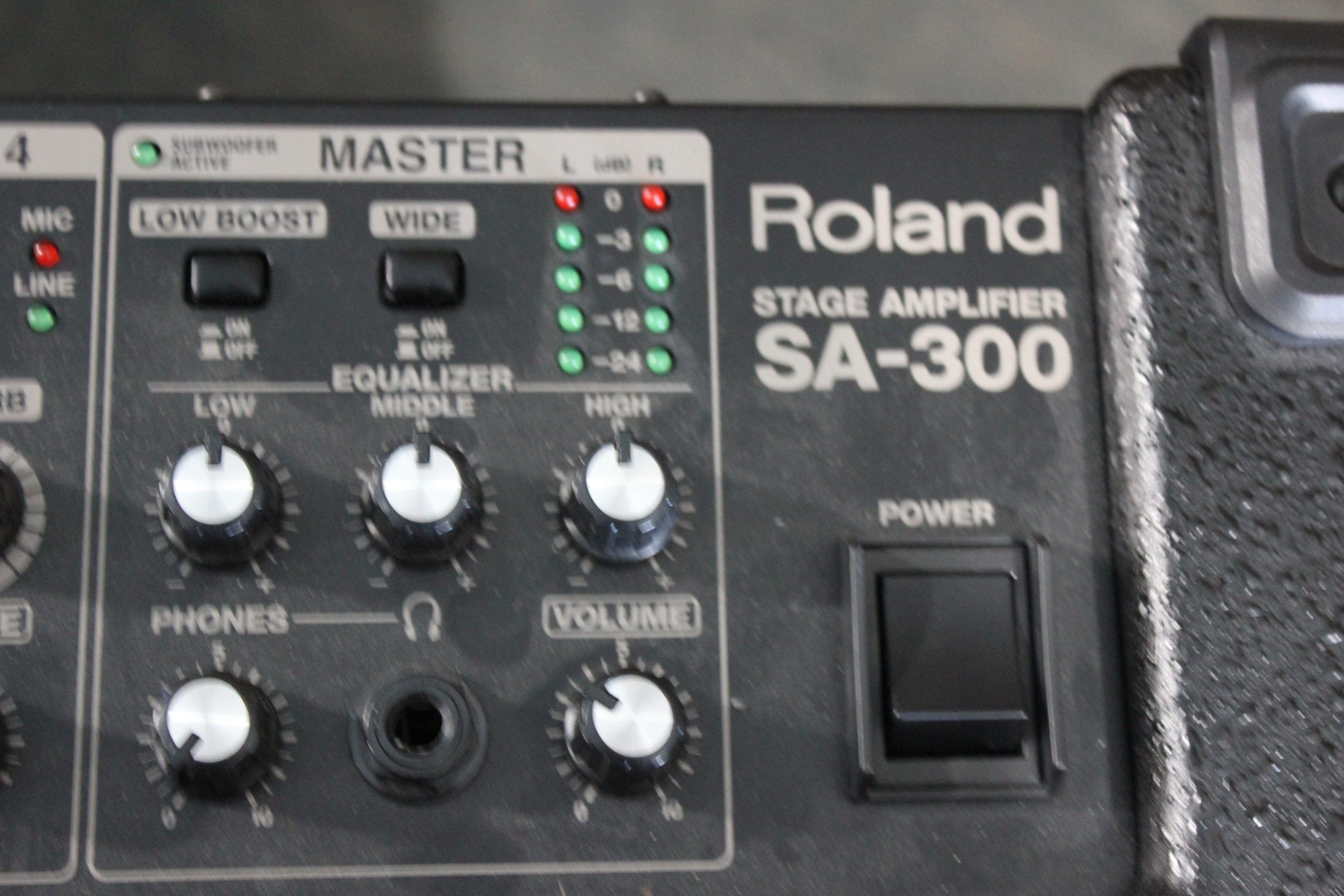 Roland SA-300/Keyboard-PA Amp with Extention Cabinet