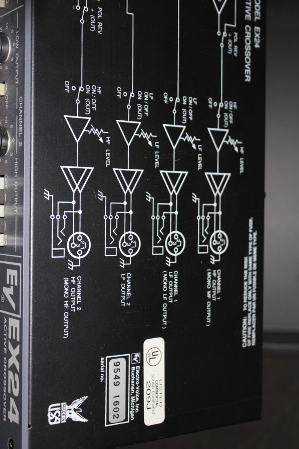 Sound Crossover Rack Electro-Voice EX-24 Crossover/ Rack Mount – Action Sound Music