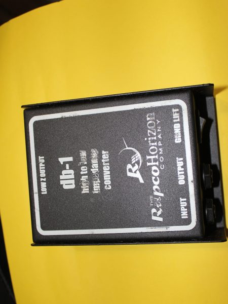 RapcoHorizon Direct Box 1/4" Hi-Z to XLRM Lo-Z w/ground lift