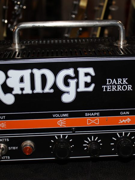 Orange Dark Terror 15-Watt Guitar All tube Amp Head- Black/Orange