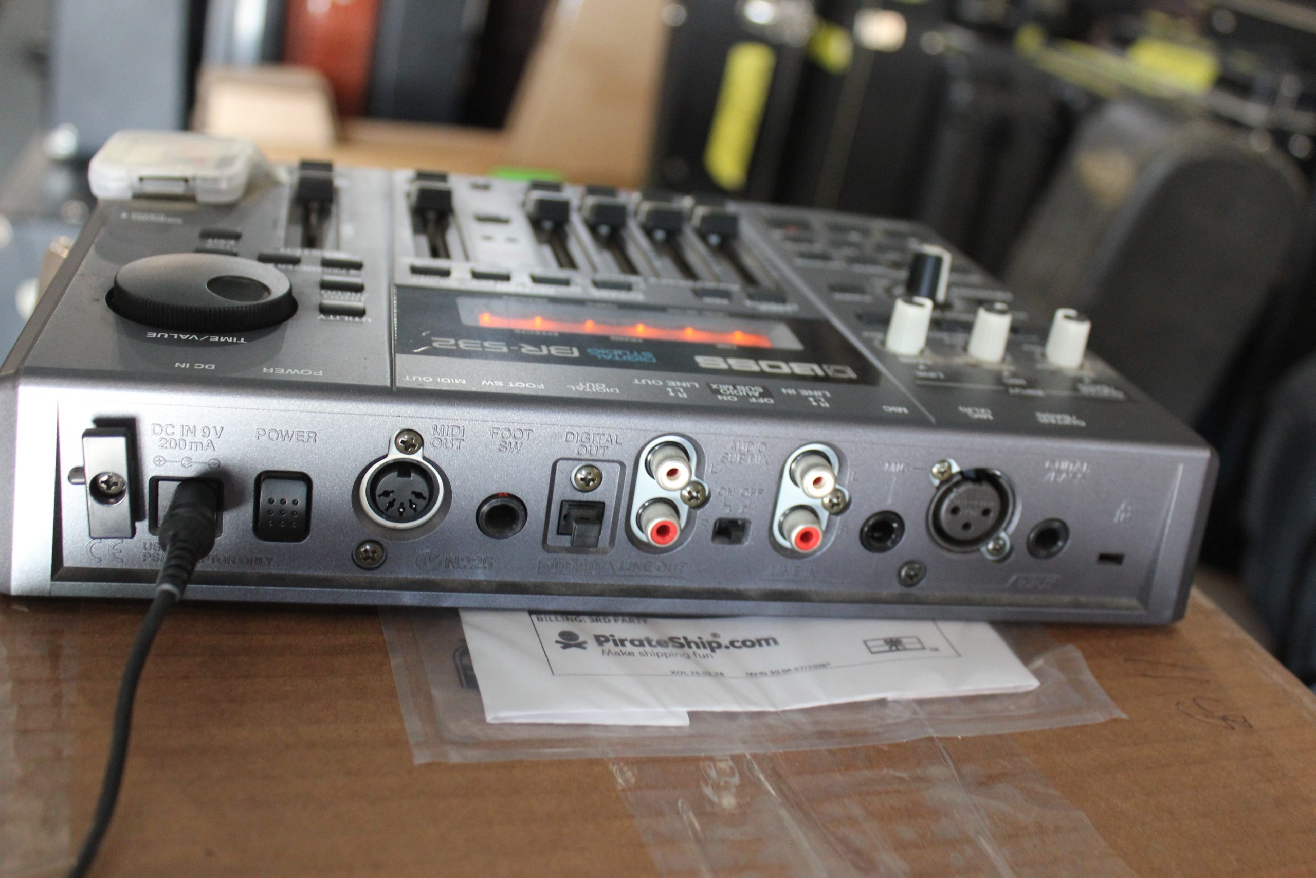 Roland BR-532 Portable 4-Track Digital Recorder/ with Power Supply - Image 5