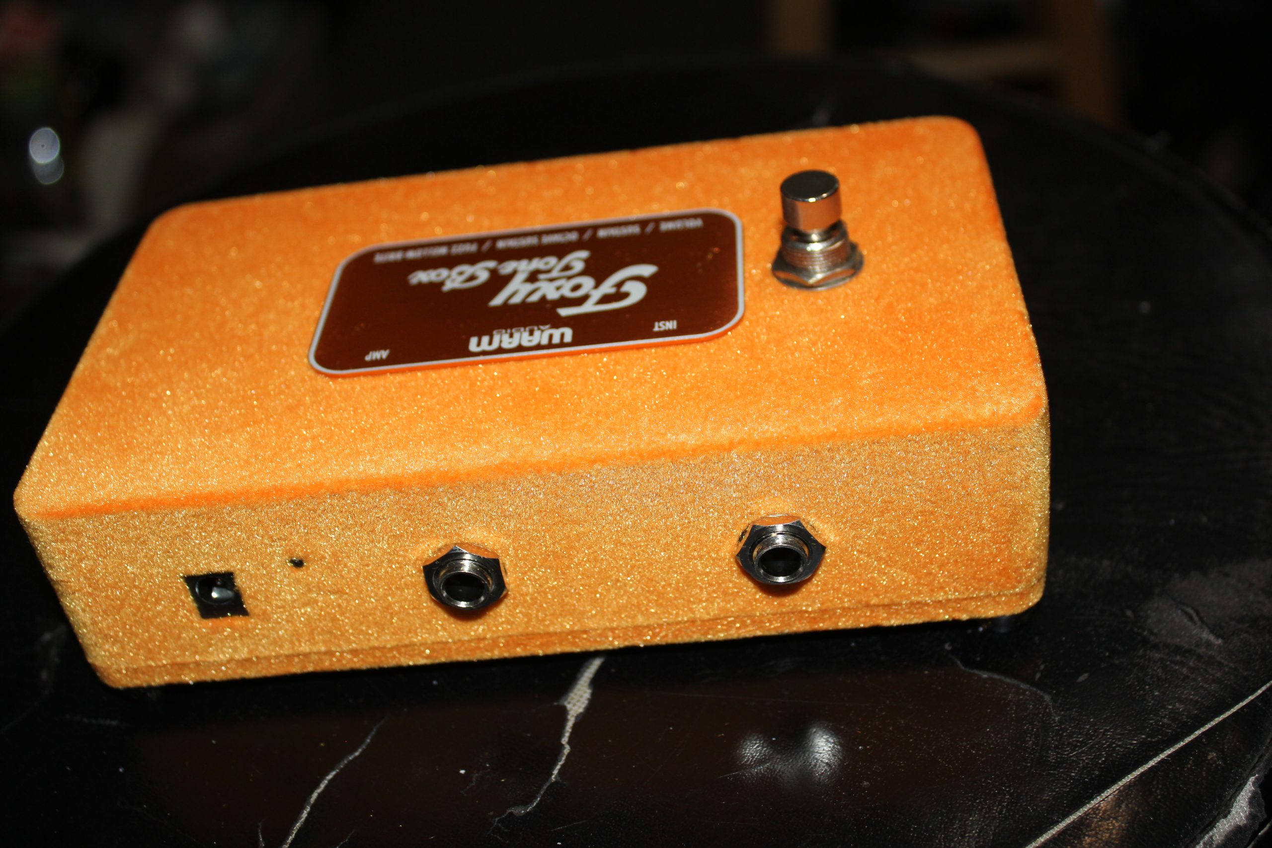 Warm Audio Foxy Tone Box Vintage Fuzz Pedal (Orange Fuzzy Texture) - Image 8