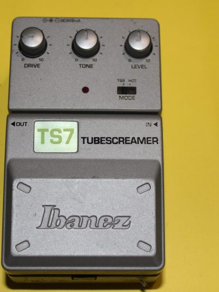 Ibanez TS7 Tube Screamer Overdrive Tone Lock with Hot Mode